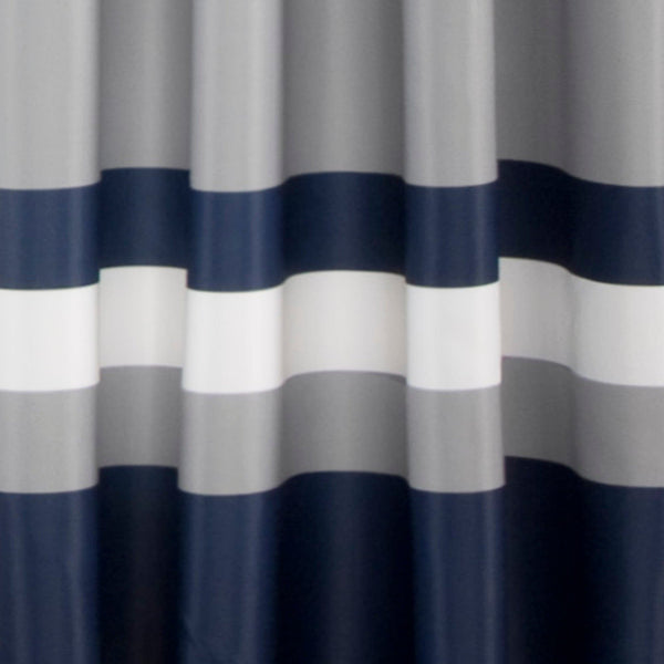 Lush Decor Alexander Stripe Light Filtering Window Curtain Panel Set
