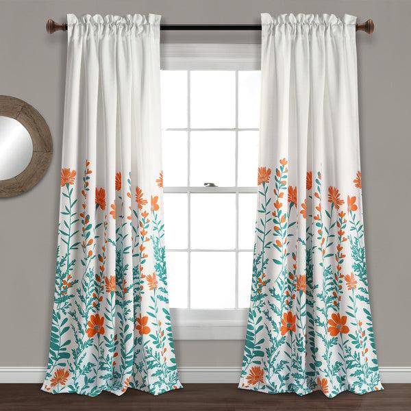Lush Decor Aprile Light Filtering Window Curtain Set