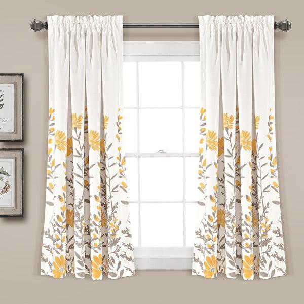 Lush Decor Aprile Light Filtering Window Curtain Set