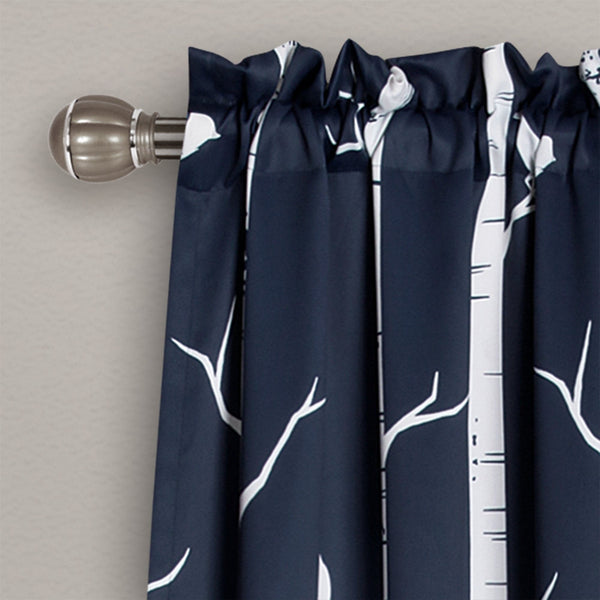 Lush Decor Bird On The Tree Light Filtering Window Curtain Set