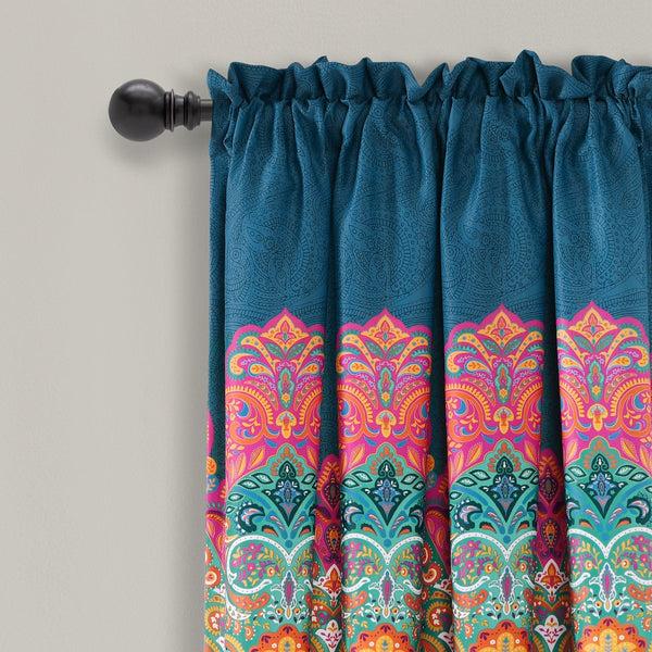 Lush Decor Boho Chic Light Filtering Window Curtain Panel Set