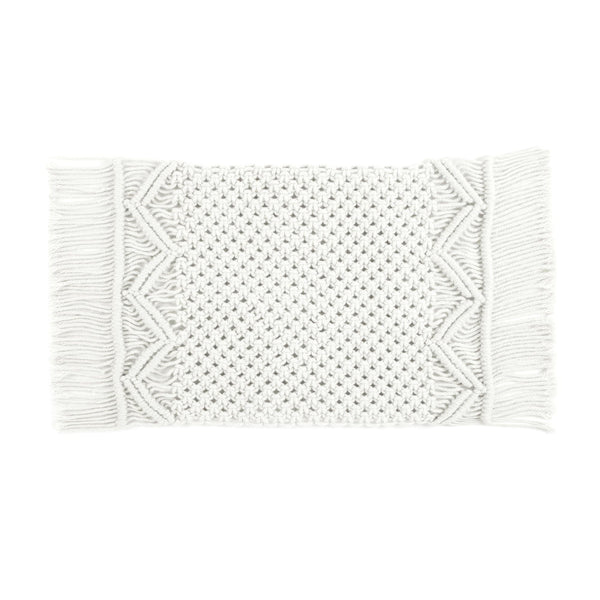 Lush Decor Boho Macrame Indoor/Outdoor Placemat 2-Pack Set