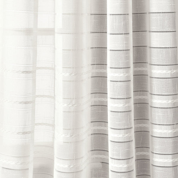 Lush Decor Bridie Grommet Sheer Window Curtain Panel Set