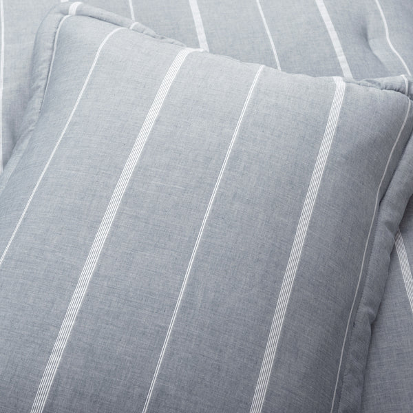 Lush Decor Classic Farmhouse Chalk Stripe 3 Piece Comforter Set