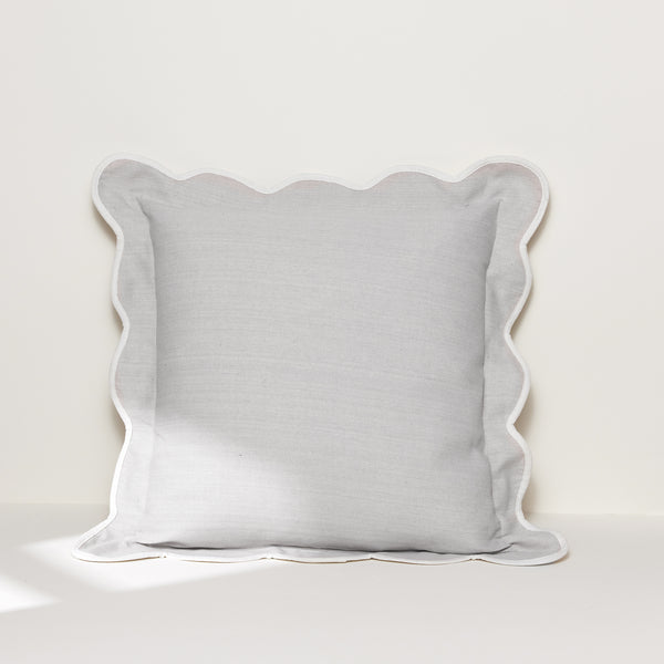 Lush Decor Coastal Chic Scalloped Edge Throw Pillow Cover