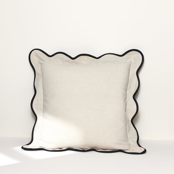 Lush Decor Coastal Chic Scalloped Edge Throw Pillow Cover