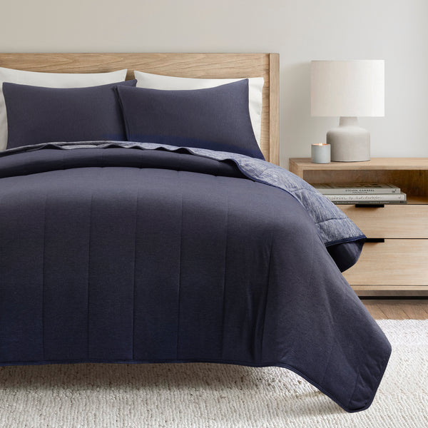 Lush Decor Cooling Reversible Quilted Blanket 3 Piece Set