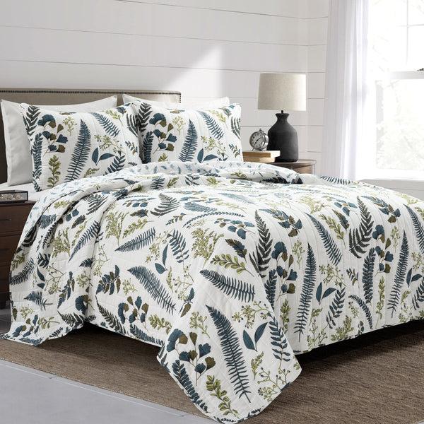 Lush Decor Devonia All Over Cotton Quilt 3 Piece Set