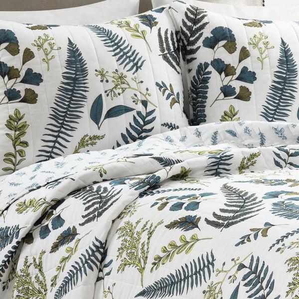 Lush Decor Devonia All Over Cotton Quilt 3 Piece Set