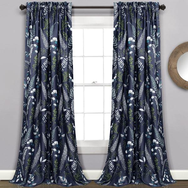 Lush Decor Devonia All Over Light Filtering Window Curtain Panel Set