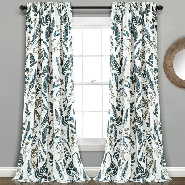 Lush Decor Devonia All Over Light Filtering Window Curtain Panel Set