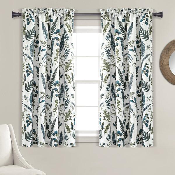 Lush Decor Devonia All Over Light Filtering Window Curtain Panel Set