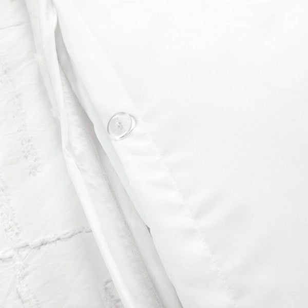 Lush Decor Diamond Clip Jacquard Duvet Cover 3 Piece Set