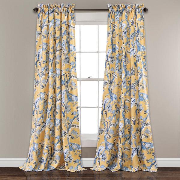 Lush Decor Dolores Light Filtering Window Curtain Set
