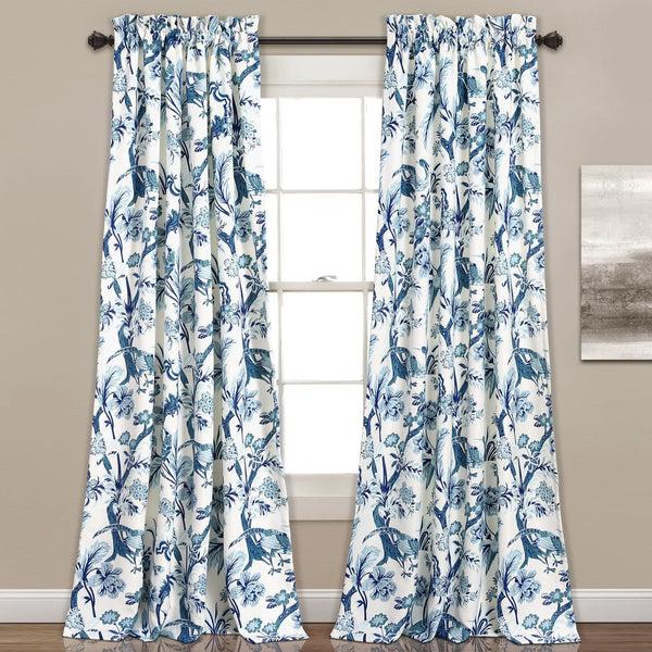 Lush Decor Dolores Light Filtering Window Curtain Set