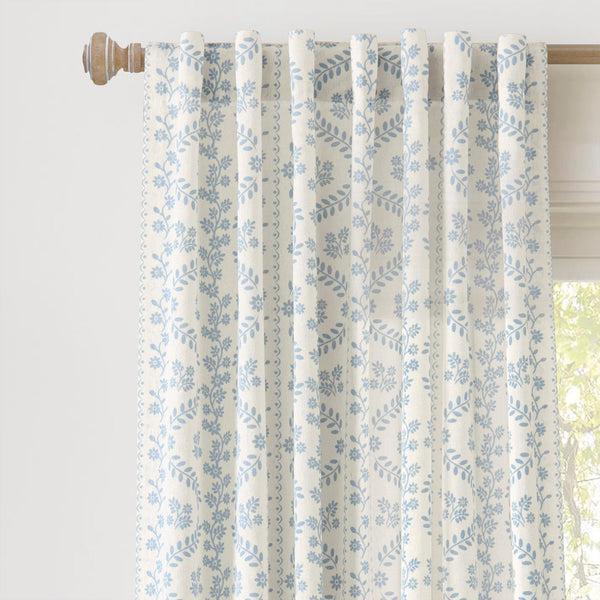 Lush Decor Doreen Delicate Floral Window Curtain Panel Set