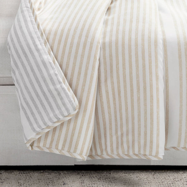 Lush Decor Drew Stripe Silver-Infused Antimicrobial Throw