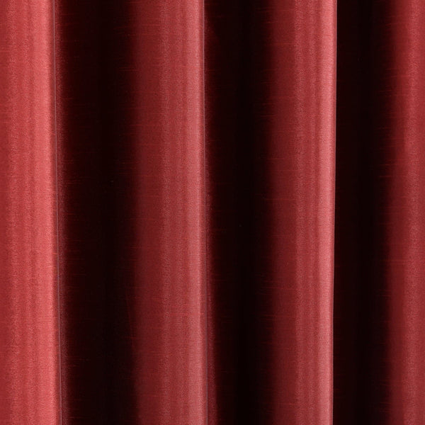 Lush Decor Faux Silk 100% Blackout Window Curtain Panel