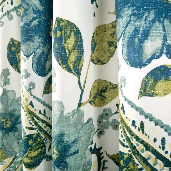 Lush Decor Floral Paisley Light Filtering Window Curtain Set