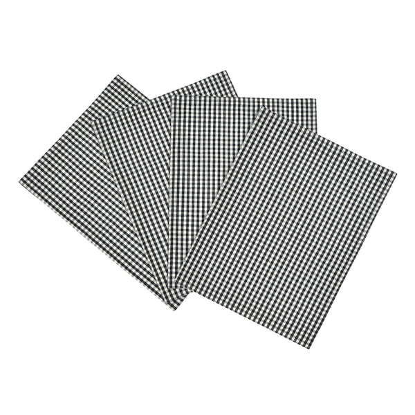 Lush Decor Gingham Check Yarn Dyed Placemat 4-Pack Set