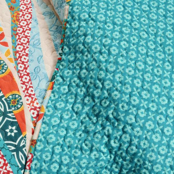 Lush Decor Hailey Watercolor Wave Reversible Cotton Throw