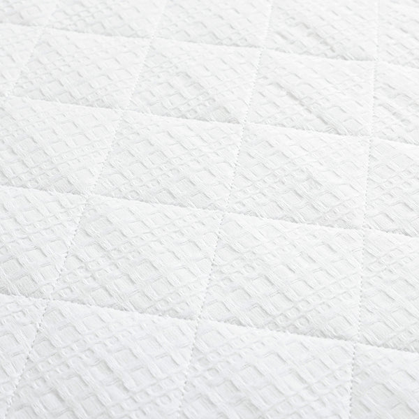 Lush Decor Haniya Solid Waffle Woven Cotton Textured Quilt Set