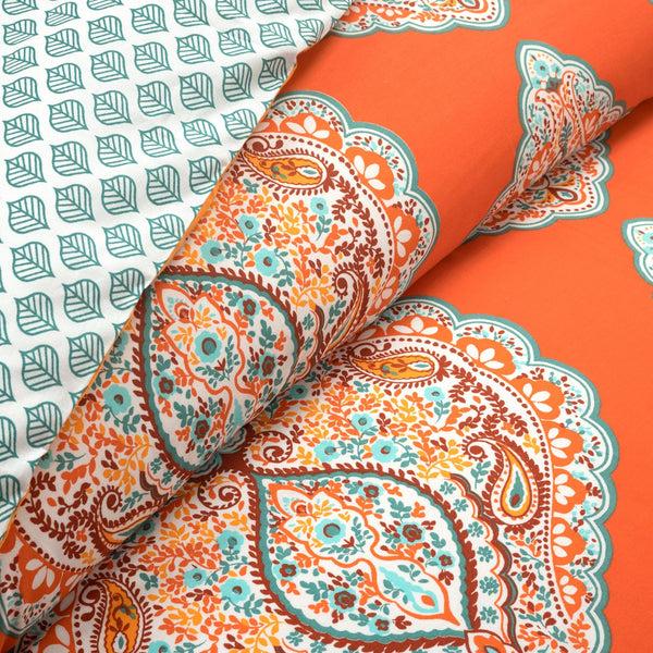 Lush Decor Harley Reversible Cotton Duvet Cover 3 Piece Set
