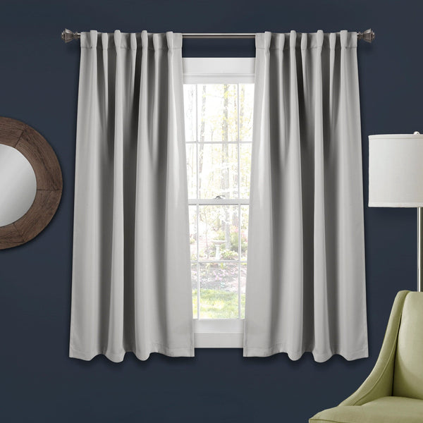 Lush Decor Insulated Back Tab Blackout Curtain Panel Set