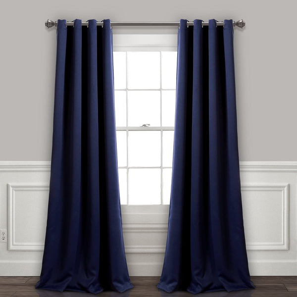Lush Decor Insulated Grommet Blackout Window Curtain Panel Set
