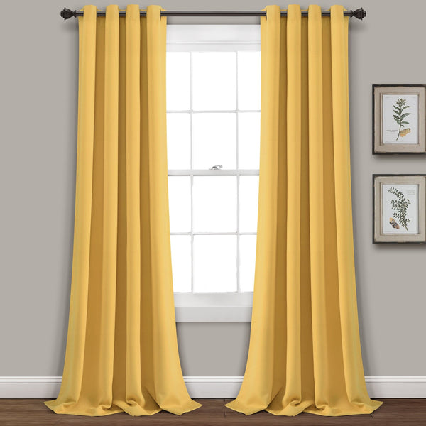 Lush Decor Insulated Grommet Blackout Window Curtain Panel Set
