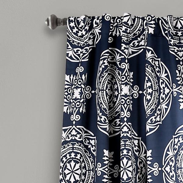 Lush Decor Karmen Medallion Room Darkening Window Curtain Panel Set