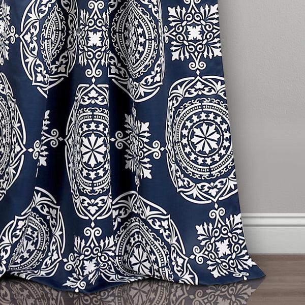 Lush Decor Karmen Medallion Room Darkening Window Curtain Panel Set