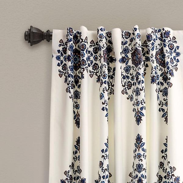 Lush Decor Keya Medallion Light Filtering Window Curtain Panel Set