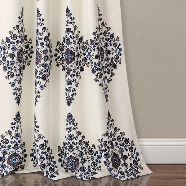 Lush Decor Keya Medallion Light Filtering Window Curtain Panel Set