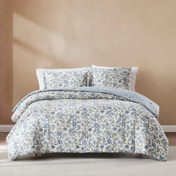 Lush Decor Lillian Block Print Reversible Comforter Set 3Pc