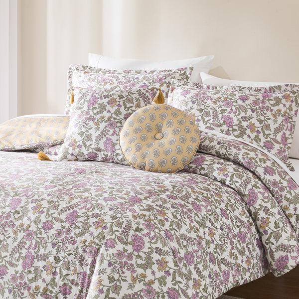 Lush Decor Lillian Block Print Reversible Comforter Set 5Pc