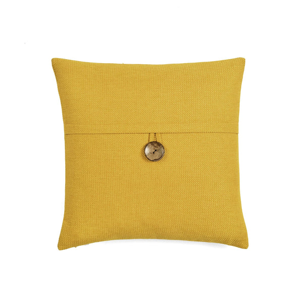Lush Decor Linen Texture Woven Button Decorative Pillow Cover