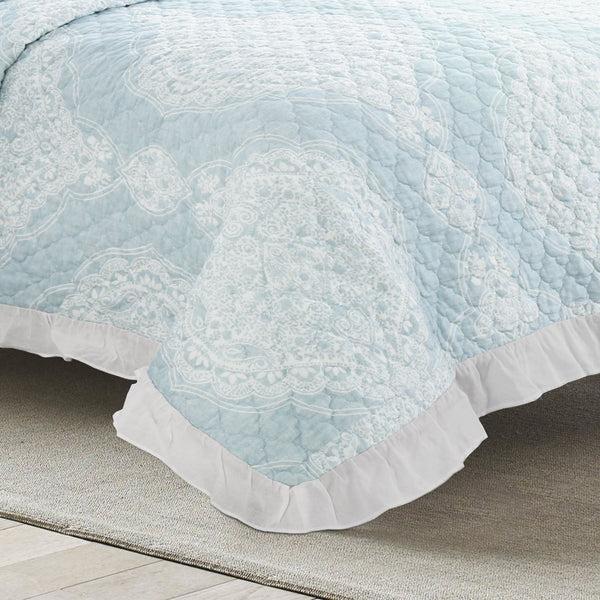 Lush Decor Lucianna Ruffle Edge Cotton Bedspread Set