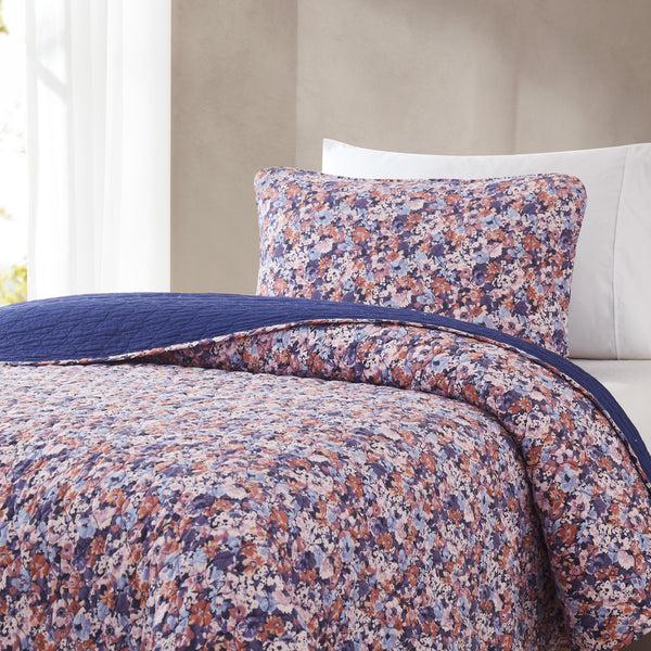Lush Decor Alicia Camo Floral Cotton Quilt Set
