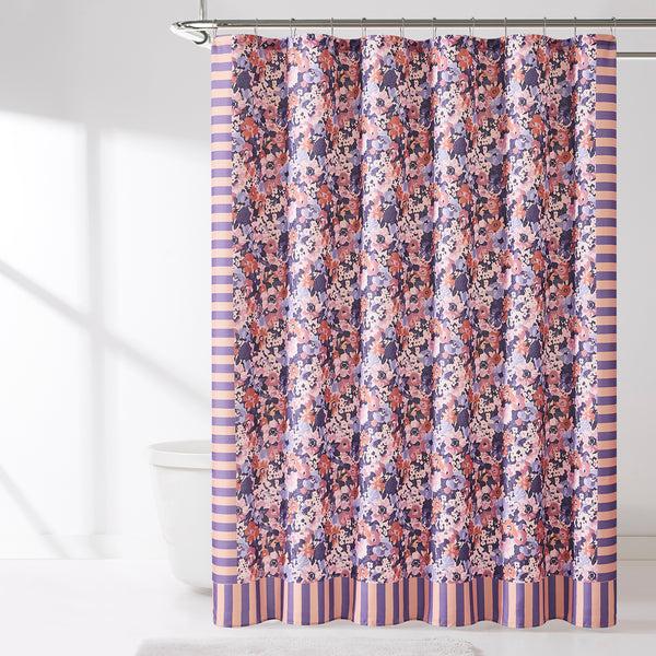 Lush Decor Alicia Camo Floral Shower Curtain