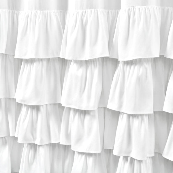 Lush Decor Allison Ruffle Shower Curtain