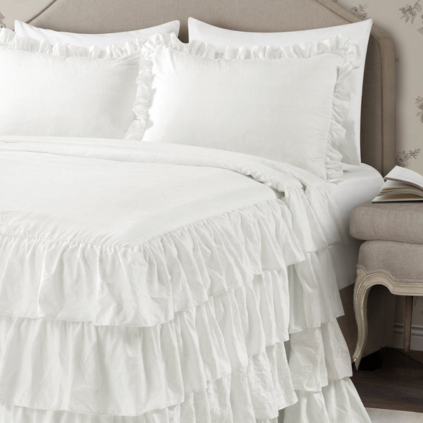 Lush Decor Allison Ruffle Skirt Bedspread Set