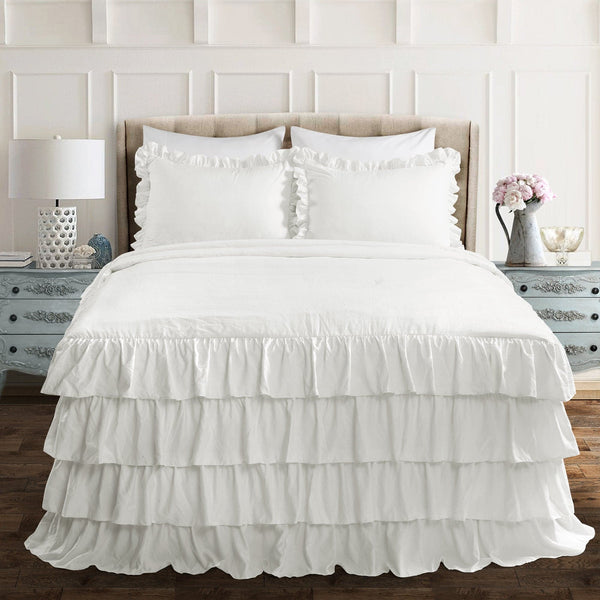 Lush Decor Allison Ruffle Skirt Bedspread Set
