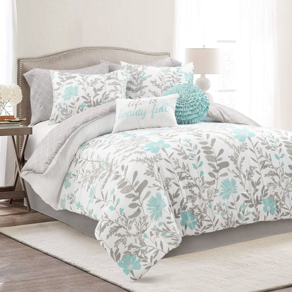 Lush Decor Aprile Reversible Comforter 8 Piece Set