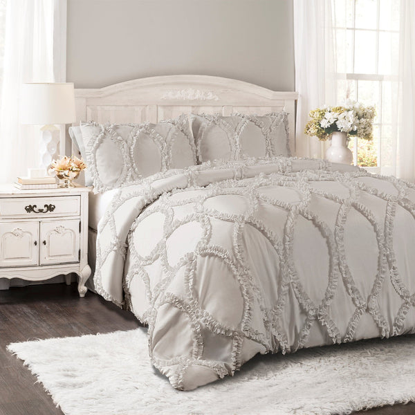 Lush Decor Avon 3 Piece Comforter Set