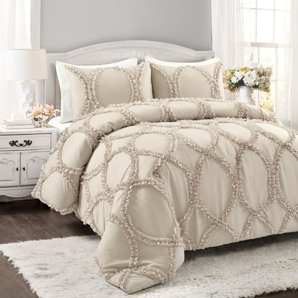 Lush Decor Avon 3 Piece Comforter Set