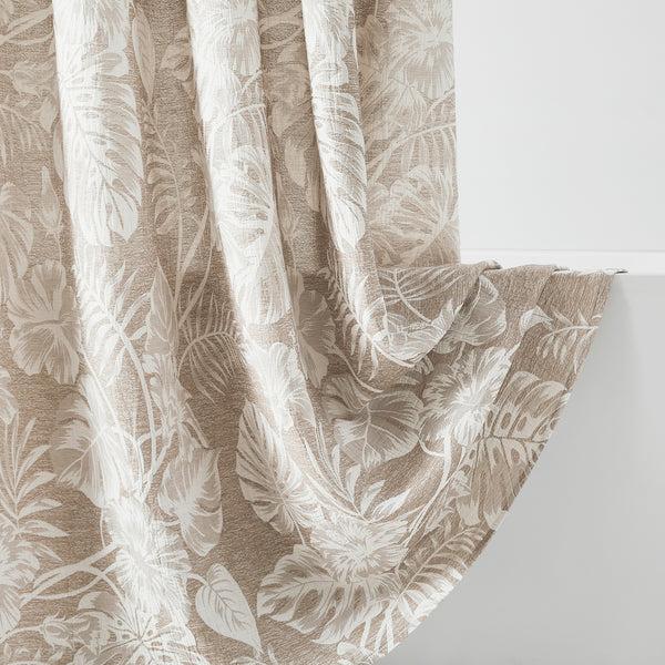 Lush Decor Bali Tropical Leaves Shower Curtain