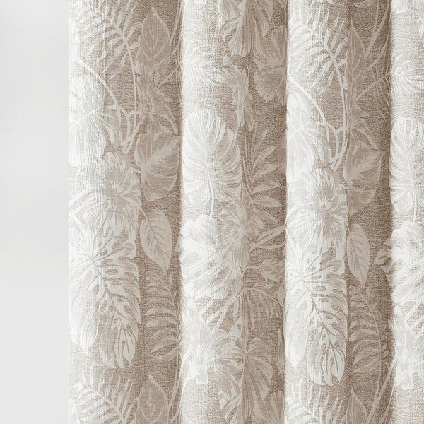 Lush Decor Bali Tropical Leaves Shower Curtain