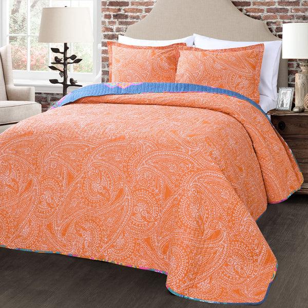 Lush Decor Boho Chic Quilt 3 Piece Set