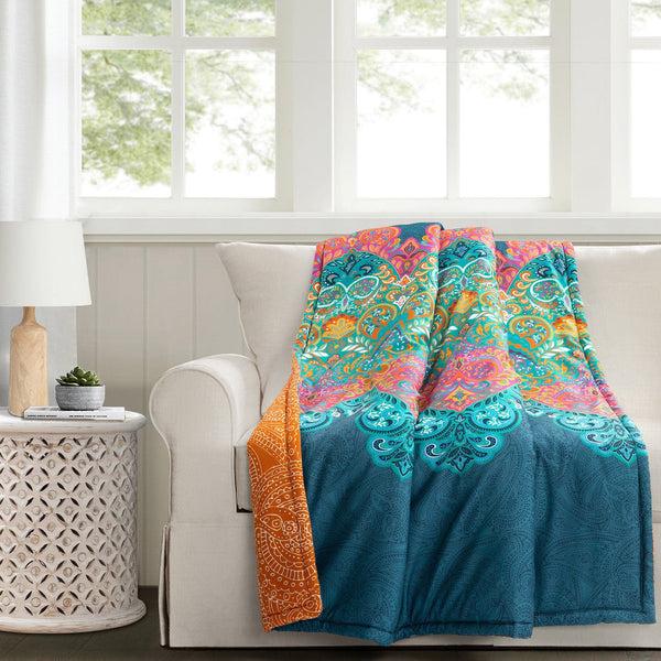 Lush Decor Boho Chic Reversible Throw